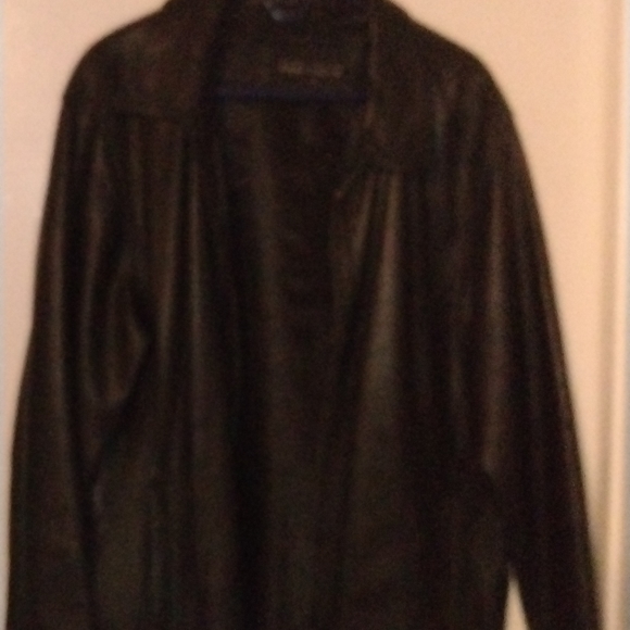 Perry Ellis Leather Portfolio jacket - Picture 1 of 5